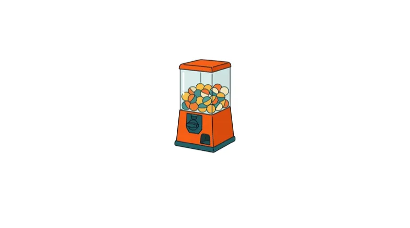 Table Top Gachapon Machine