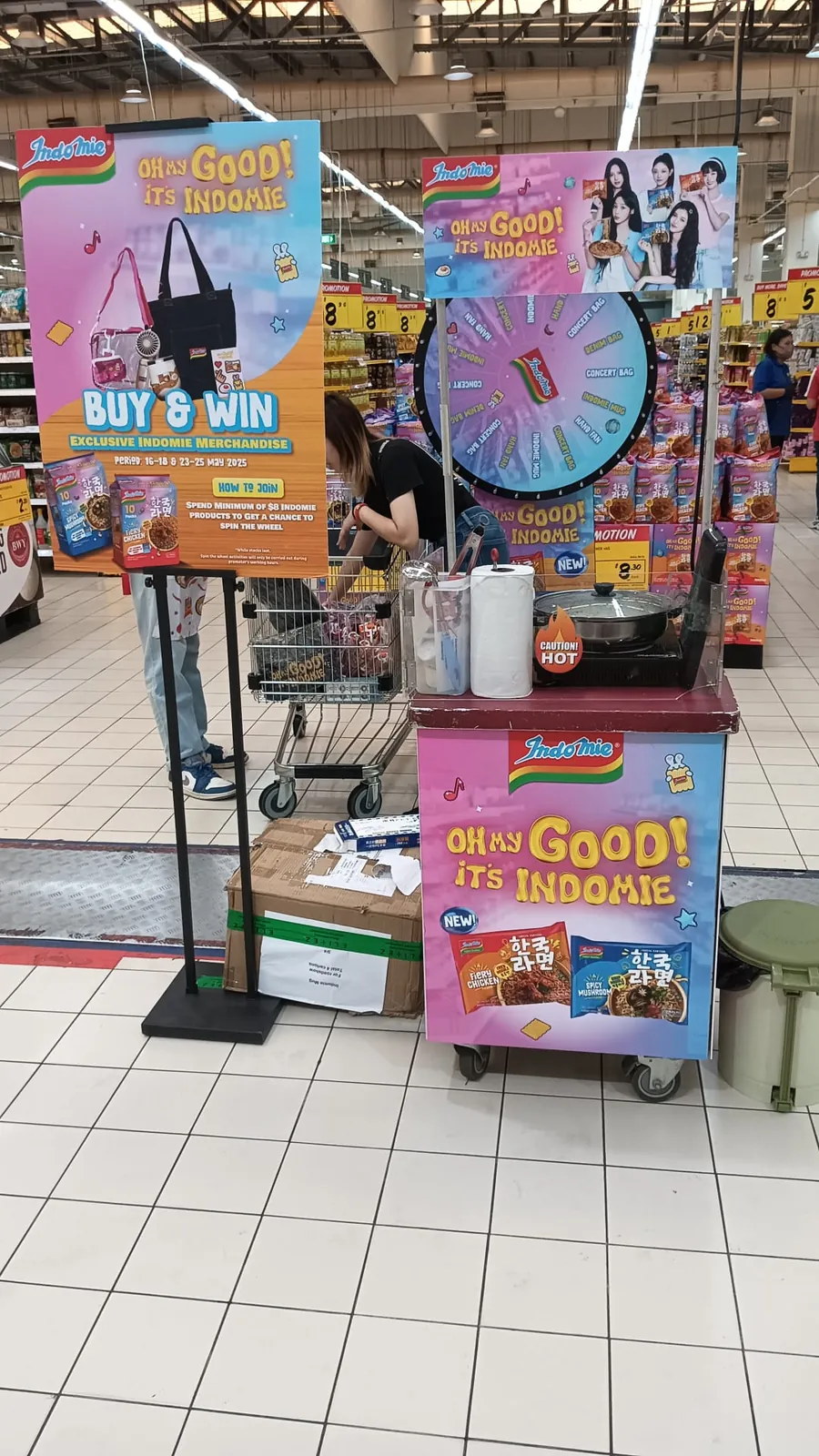 Indomie product promotion