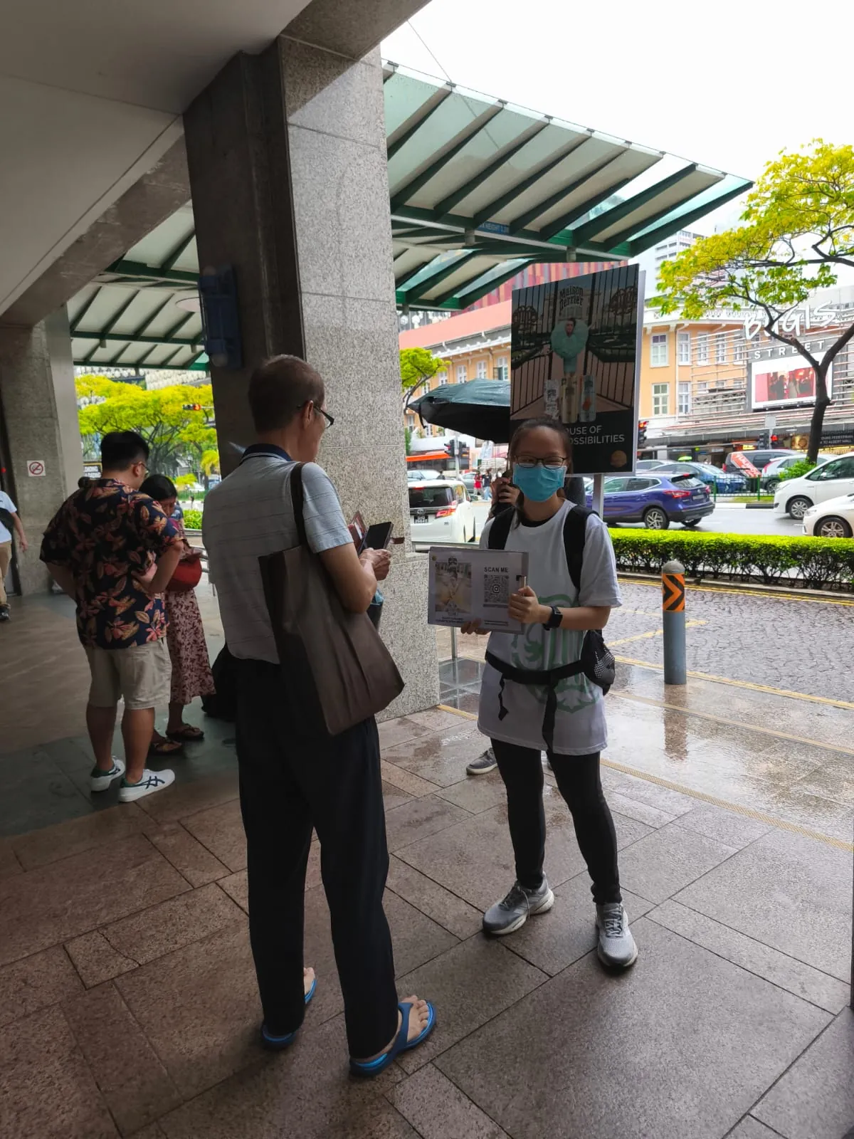 Maison Perrier outdoor brand activation